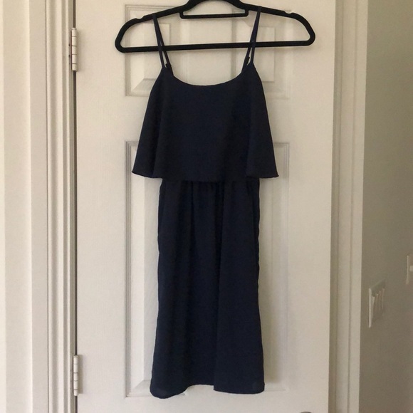 Espresso Dresses & Skirts - Navy dress